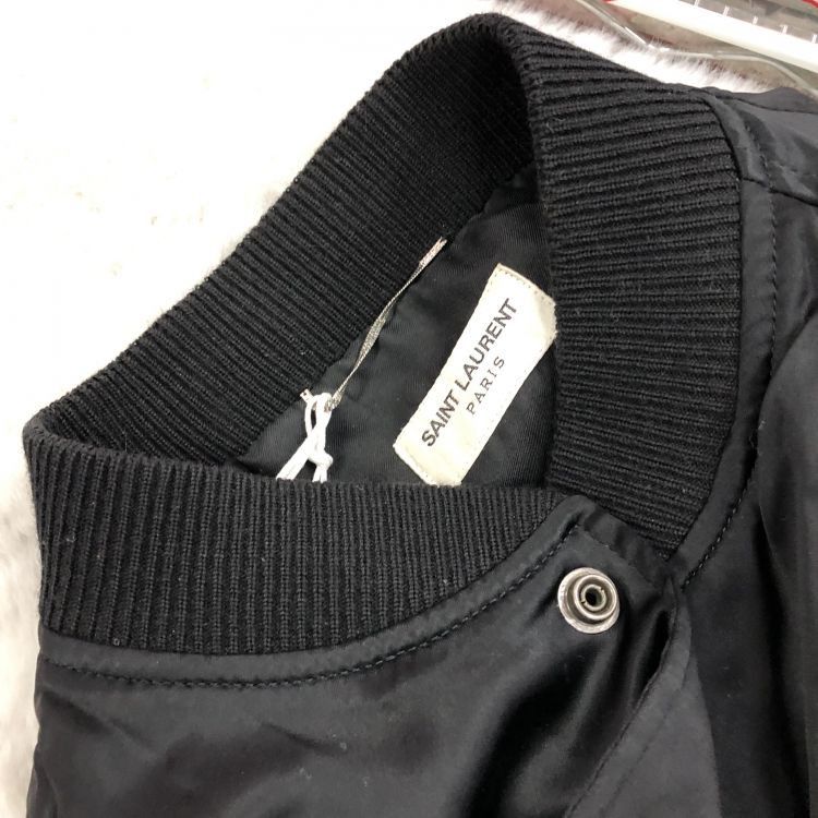 Saint Laurent Paris Saint Laurent 1983 Love Embroidered Bomber Jacket Size M Size US M / EU 48-50 / 2 - 12 Thumbnail
