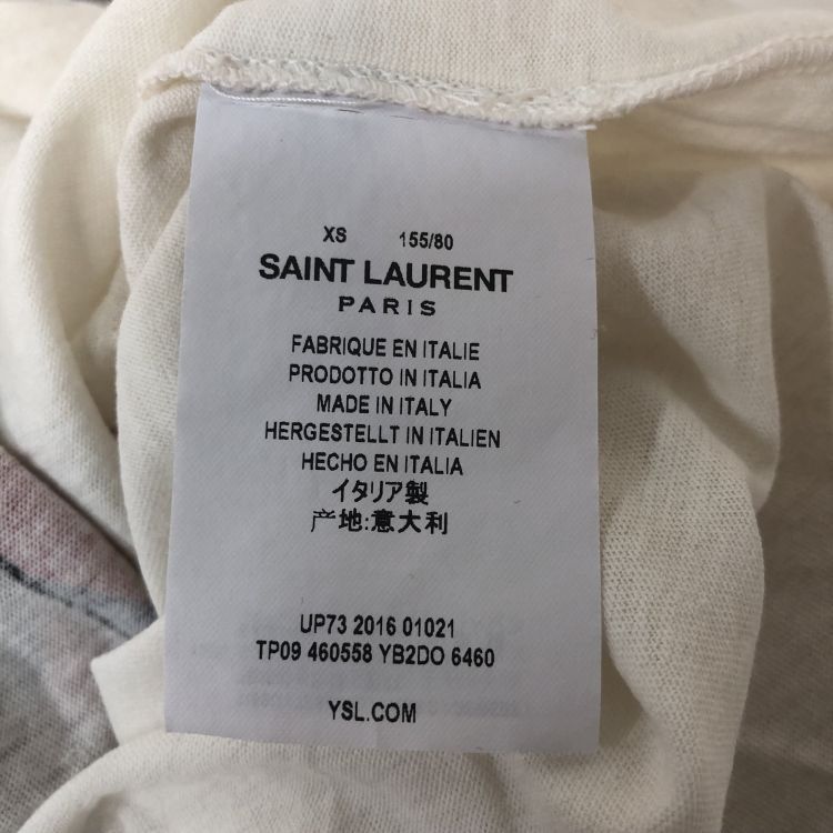 Saint Laurent Paris Saint Laurent Logo Graphic T-Shirt US XS Size US XS / EU 42 / 0 - 4 Thumbnail