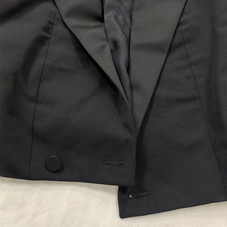 Saint Laurent Paris Saint Laurent Black Wool Blazer Size 34 Size XS / US 0-2 / IT 36-38 - 6 Thumbnail