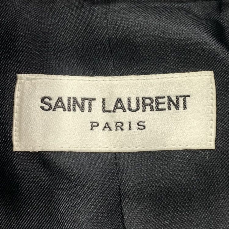 Saint Laurent Paris Saint Laurent Black Wool Blazer Size 34 Size XS / US 0-2 / IT 36-38 - 3 Thumbnail