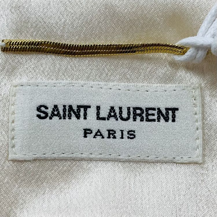 Saint Laurent Paris Saint Laurent Silk Button Up Blouse Size 34 Size XS / US 0-2 / IT 36-38 - 3 Thumbnail