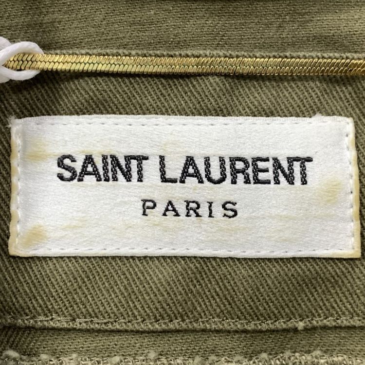 Saint Laurent Paris Saint Laurent Olive Military Jacket Size 36 Size XS / US 0-2 / IT 36-38 - 3 Thumbnail