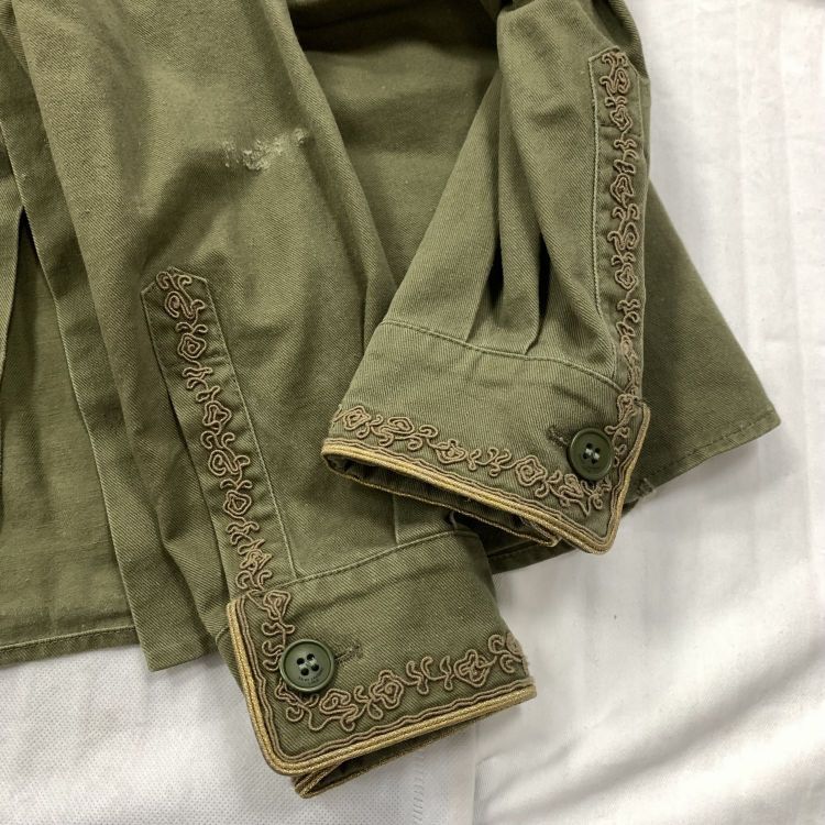 Saint Laurent Paris Saint Laurent Olive Military Jacket Size 36 Size XS / US 0-2 / IT 36-38 - 6 Thumbnail