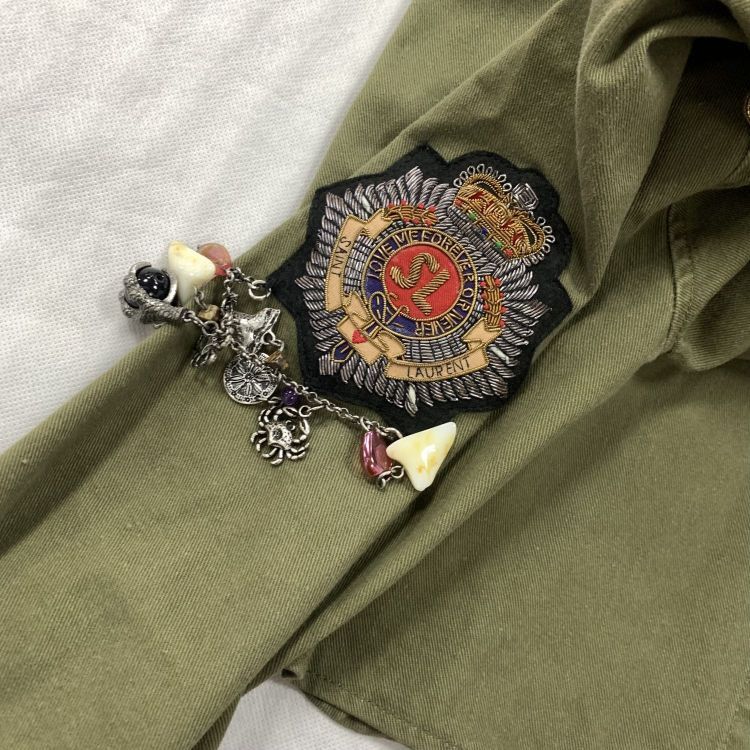 Saint Laurent Paris Saint Laurent Olive Military Jacket Size 36 Size XS / US 0-2 / IT 36-38 - 7 Thumbnail