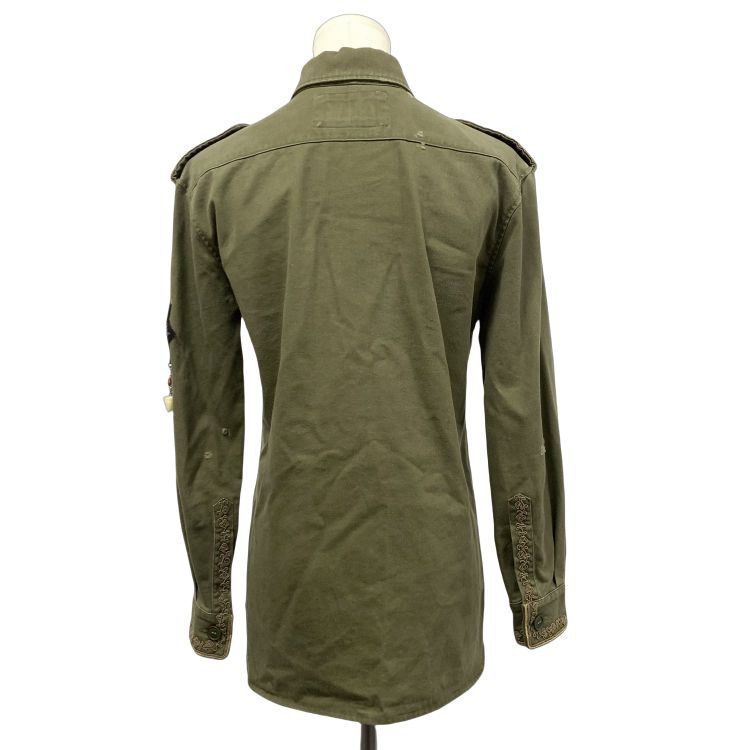 Saint Laurent Paris Saint Laurent Olive Military Jacket Size 36 Size XS / US 0-2 / IT 36-38 - 2 Thumbnail