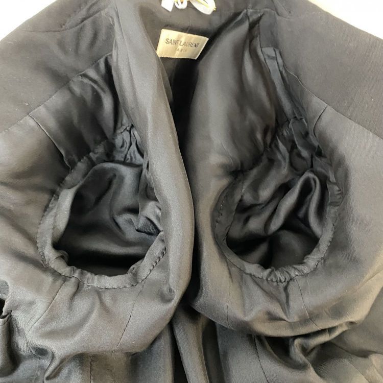 Saint Laurent Paris Saint Laurent Wool Single-Breasted Blazer Size 34 Size XS / US 0-2 / IT 36-38 - 9 Thumbnail