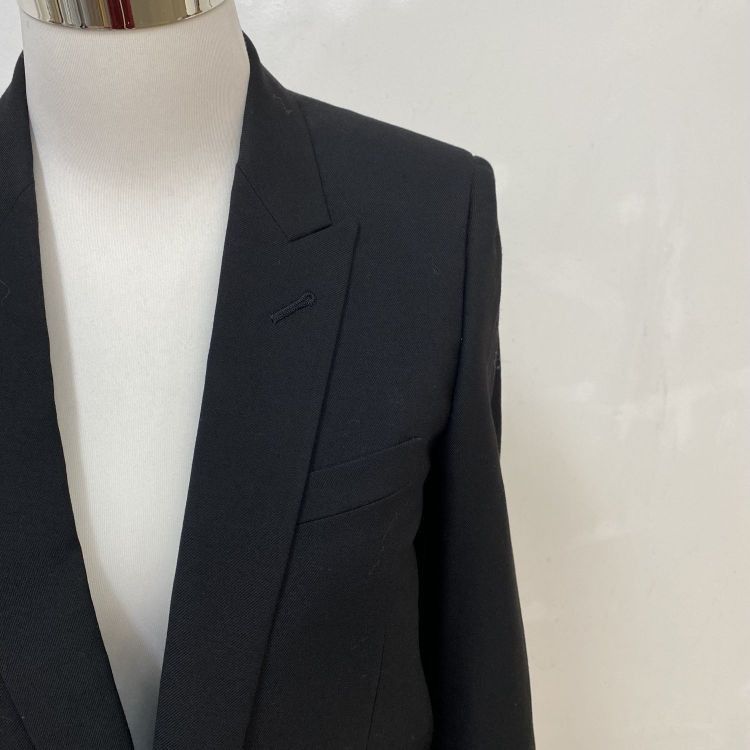 Saint Laurent Paris Saint Laurent Wool Single-Breasted Blazer Size 34 Size XS / US 0-2 / IT 36-38 - 7 Thumbnail