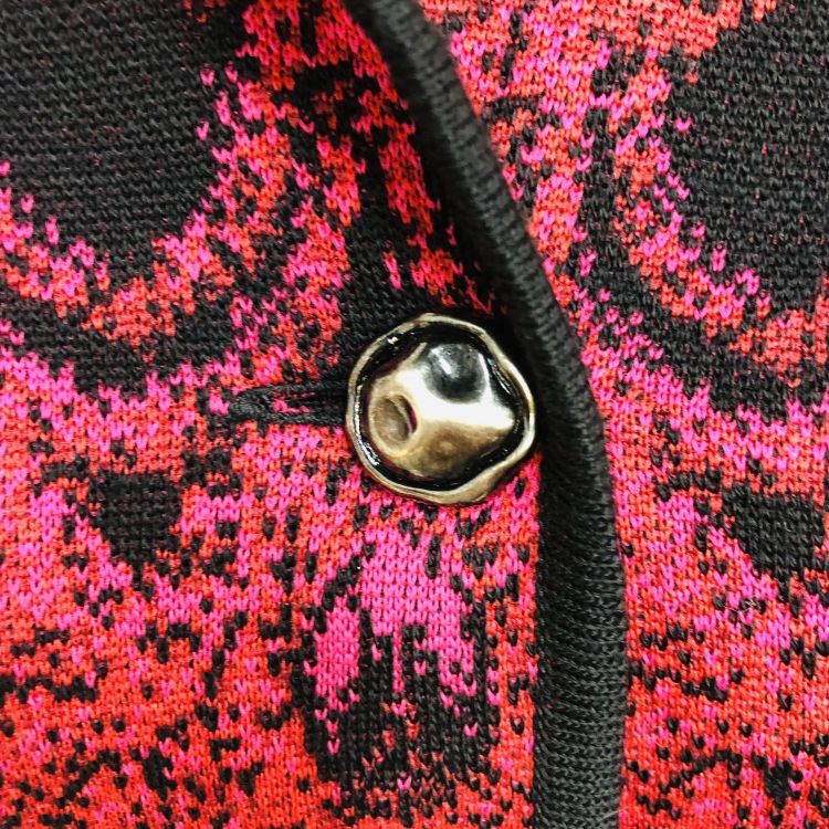 Yves Saint Laurent Yves Saint Laurent Patterned Knit Jacket Size M Size M / US 6-8 / IT 42-44 - 4 Thumbnail