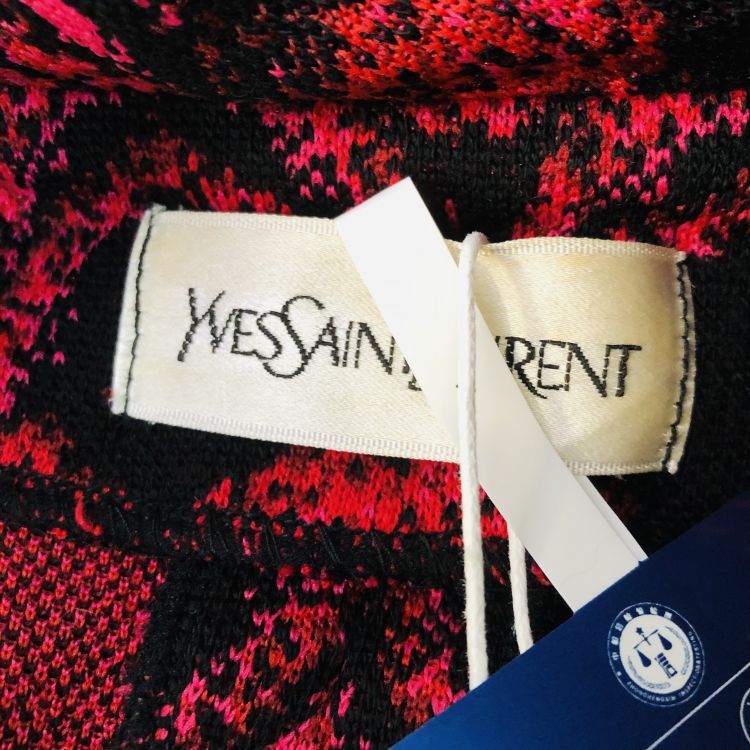 Yves Saint Laurent Yves Saint Laurent Patterned Knit Jacket Size M Size M / US 6-8 / IT 42-44 - 7 Thumbnail