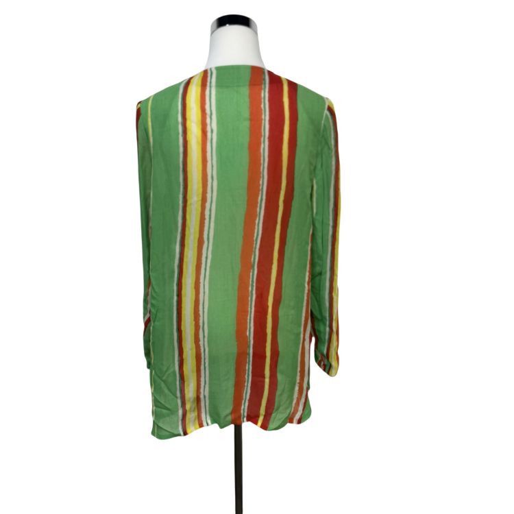 Saint Laurent Paris Saint Laurent Striped Linen Jacket Size 36 Size XS / US 0-2 / IT 36-38 - 2 Thumbnail