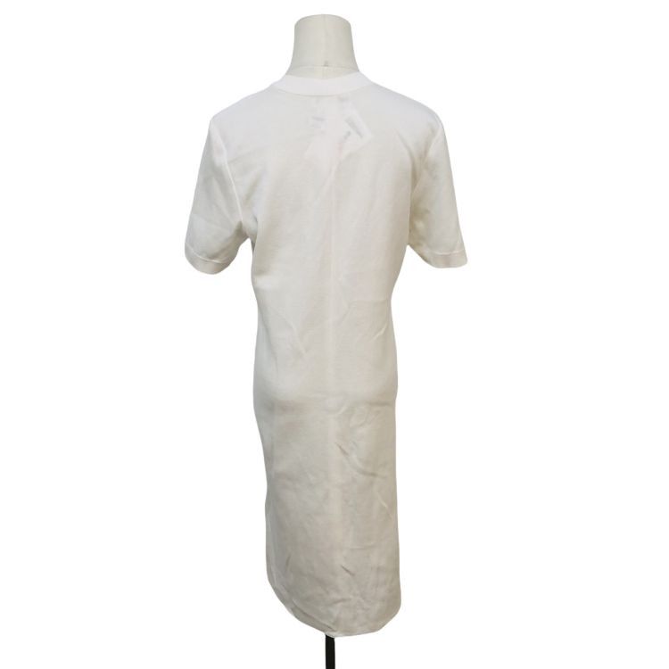 Yves Saint Laurent Yves Saint Laurent White Knit Button Cardigan Size L Size L / US 10 / IT 46 - 2 Thumbnail