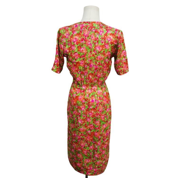 Yves Saint Laurent Yves Saint Laurent Floral Midi Dress Size M Size M / US 6-8 / IT 42-44 - 2 Thumbnail