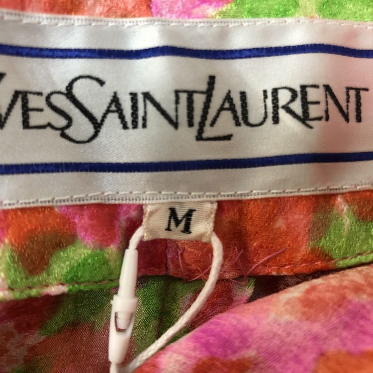 Yves Saint Laurent Yves Saint Laurent Floral Midi Dress Size M Size M / US 6-8 / IT 42-44 - 3 Thumbnail