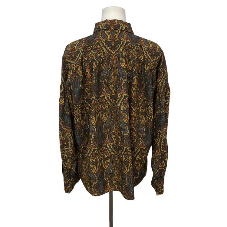Saint Laurent Paris Saint Laurent Paisley Button Up Shirt Size M Size M / US 6-8 / IT 42-44 - 2 Thumbnail