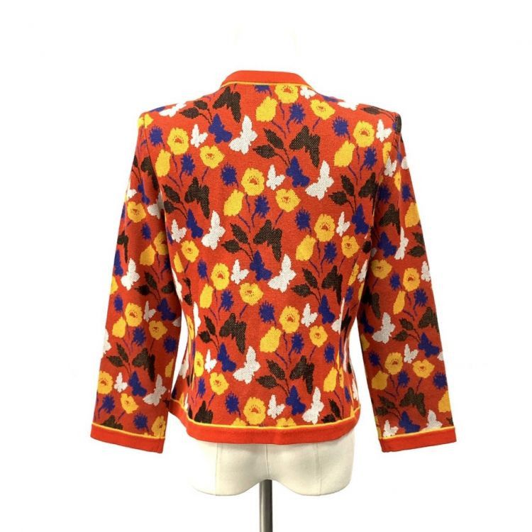 Yves Saint Laurent Yves Saint Laurent Floral Knit Cardigan Size M Size M / US 6-8 / IT 42-44 - 2 Thumbnail