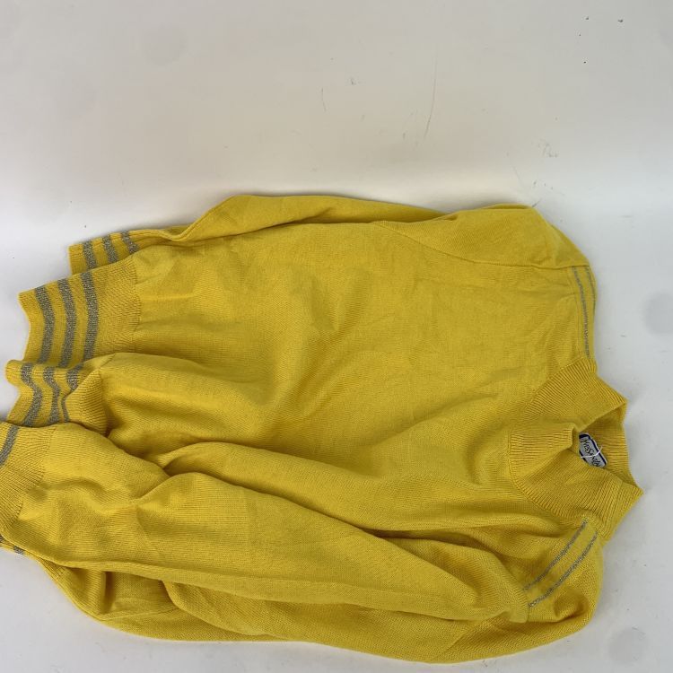 Yves Saint Laurent Yves Saint Laurent Striped Hem Knit Sweater Size M Size US M / EU 48-50 / 2 - 4 Thumbnail
