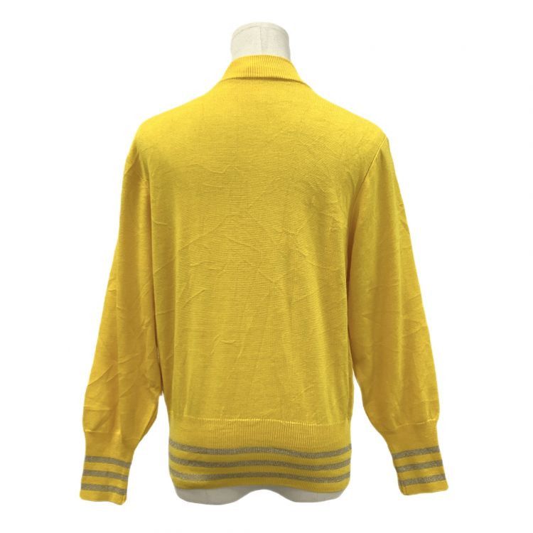 Yves Saint Laurent Yves Saint Laurent Striped Hem Knit Sweater Size M Size US M / EU 48-50 / 2 - 2 Thumbnail