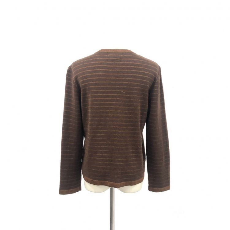 Yves Saint Laurent Yves Saint Laurent Striped Knit Cardigan Size M Size M / US 6-8 / IT 42-44 - 2 Thumbnail