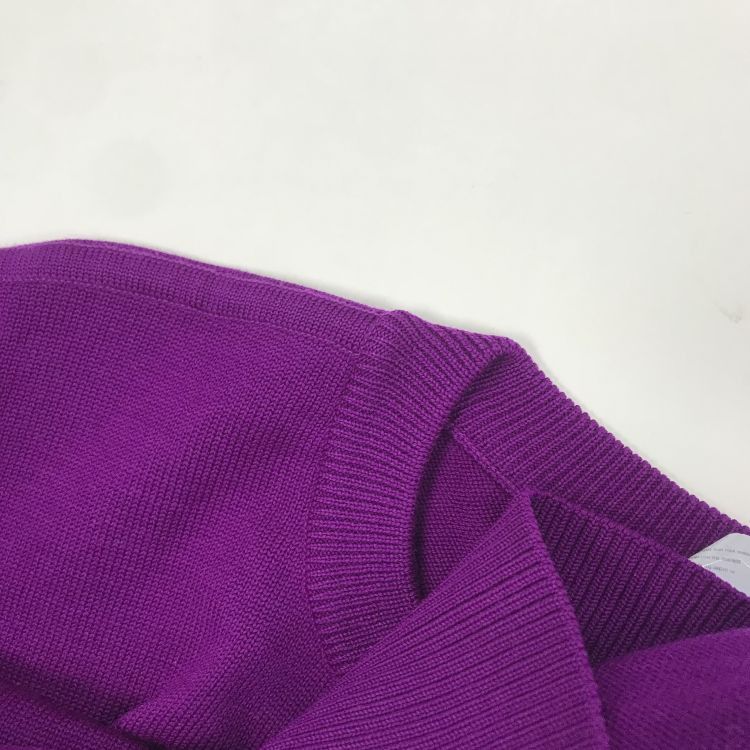 Yves Saint Laurent Yves Saint Laurent Purple Wool Knit Sweater Size M Size M / US 6-8 / IT 42-44 - 4 Thumbnail