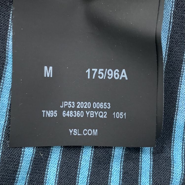 Saint Laurent Paris Saint Laurent Striped T-Shirt Size M Size US M / EU 48-50 / 2 - 4 Thumbnail