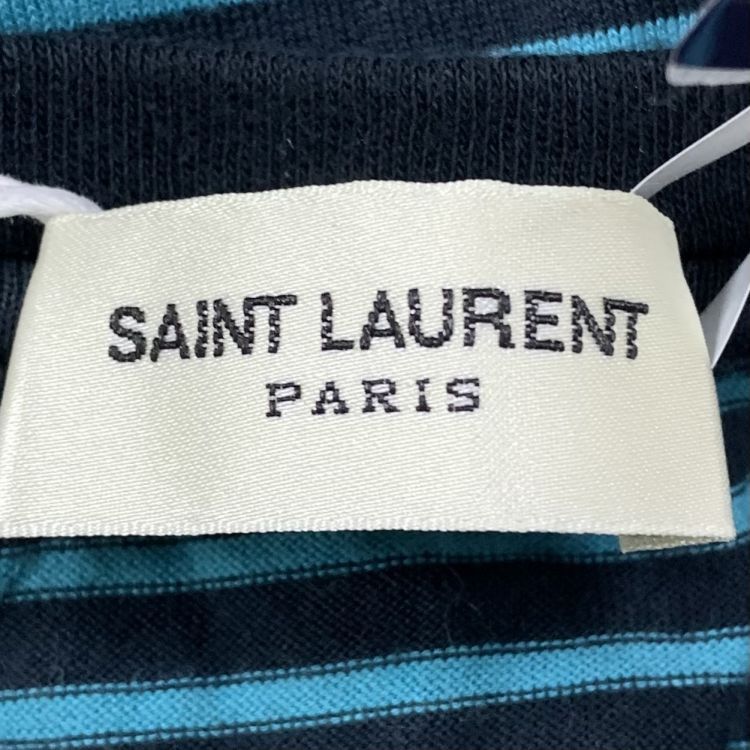 Saint Laurent Paris Saint Laurent Striped T-Shirt Size M Size US M / EU 48-50 / 2 - 3 Thumbnail