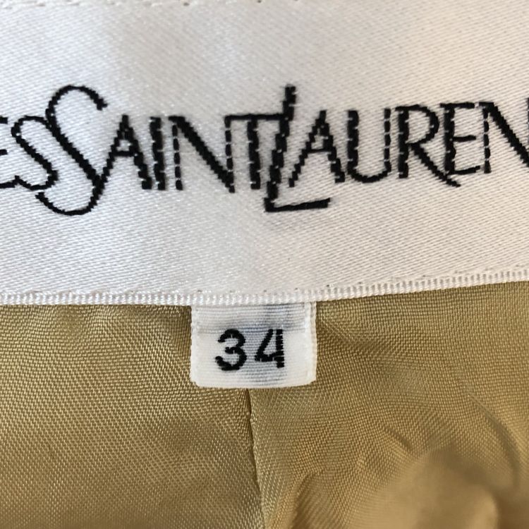 Saint Laurent Paris Saint Laurent Yellow Wool Blazer Size 34 Size XS / US 0-2 / IT 36-38 - 3 Thumbnail