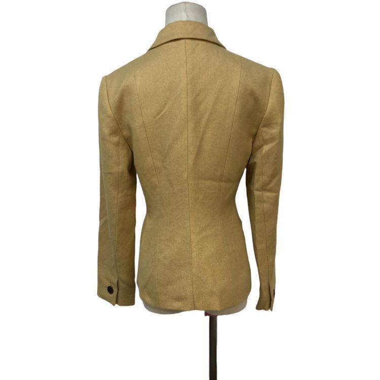 Saint Laurent Paris Saint Laurent Yellow Wool Blazer Size 34 Size XS / US 0-2 / IT 36-38 - 2 Thumbnail