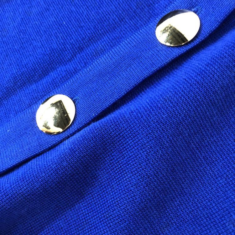 Saint Laurent Paris Saint Laurent Blue Logo Cardigan Size M Size US M / EU 48-50 / 2 - 6 Thumbnail