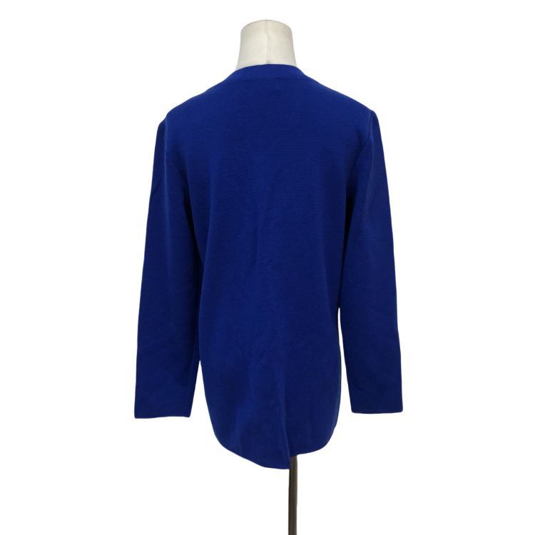 Saint Laurent Paris Saint Laurent Blue Logo Cardigan Size M Size US M / EU 48-50 / 2 - 2 Thumbnail