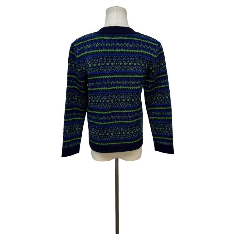 Saint Laurent Paris Saint Laurent Patterned Knit Cardigan Size M Size US M / EU 48-50 / 2 - 2 Thumbnail