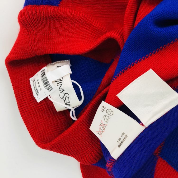 Yves Saint Laurent Yves Saint Laurent Argyle Wool Sweater Size M Size US M / EU 48-50 / 2 - 8 Thumbnail