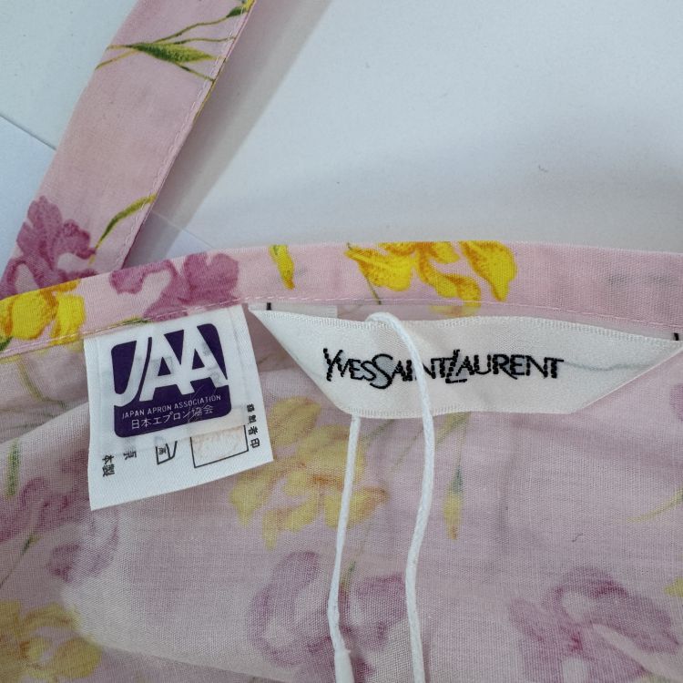 Saint Laurent Paris Saint Laurent Floral Print Apron One Size Size ONE SIZE - 7 Thumbnail