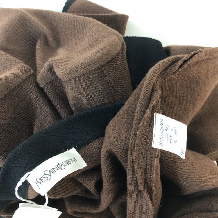 Yves Saint Laurent Yves Saint Laurent Brown Button Knit Cardigan Size M Size US M / EU 48-50 / 2 - 7 Thumbnail