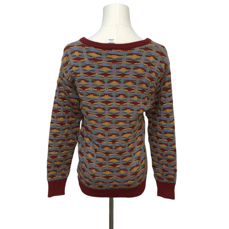 Yves Saint Laurent Yves Saint Laurent Multi-Color Knit Cardigan Size M Size M / US 6-8 / IT 42-44 - 2 Thumbnail