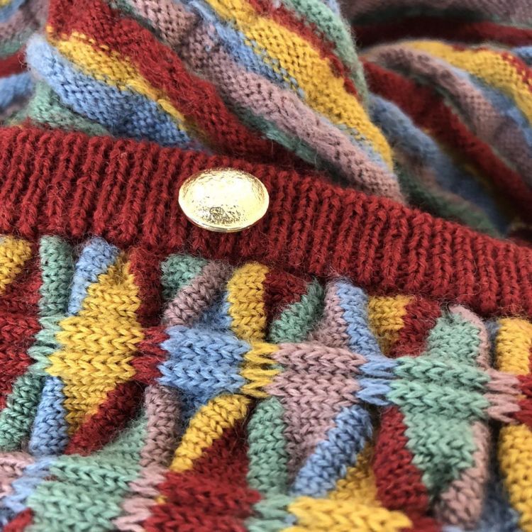 Yves Saint Laurent Yves Saint Laurent Multi-Color Knit Cardigan Size M Size M / US 6-8 / IT 42-44 - 7 Thumbnail