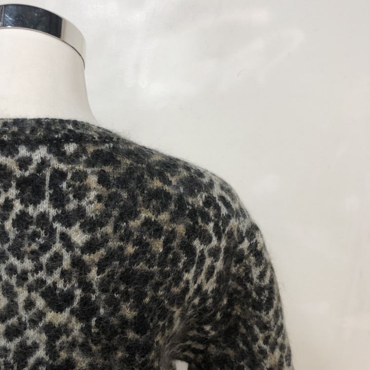 Saint Laurent Paris Saint Laurent Leopard Mohair Sweater Size S Size US S / EU 44-46 / 1 - 8 Thumbnail