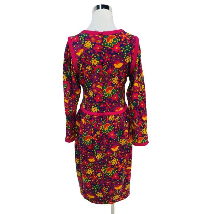 Yves Saint Laurent Yves Saint Laurent Floral Print Midi Dress M Size M / US 6-8 / IT 42-44 - 2 Thumbnail