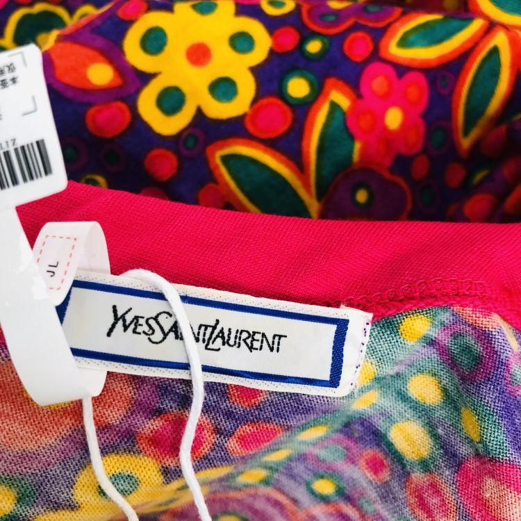 Yves Saint Laurent Yves Saint Laurent Floral Print Midi Dress M Size M / US 6-8 / IT 42-44 - 3 Thumbnail
