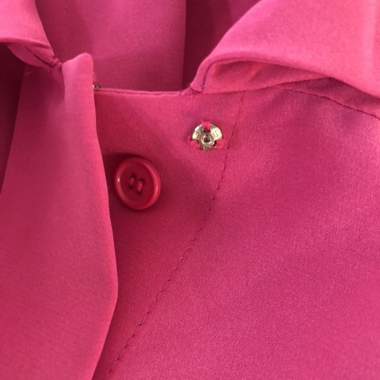 Saint Laurent Paris Saint Laurent Fuchsia Button Up Shirt Size M Size M / US 6-8 / IT 42-44 - 7 Thumbnail