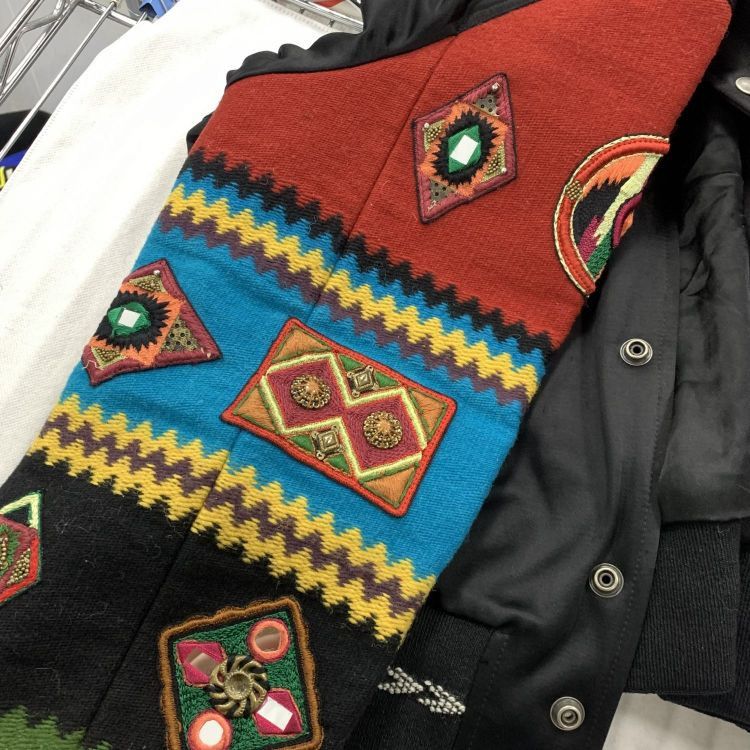 Saint Laurent Paris Saint Laurent Embroidered Pattern Bomber Jacket Size M Size US M / EU 48-50 / 2 - 9 Thumbnail