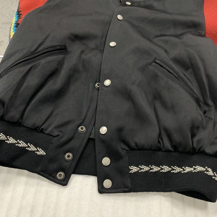Saint Laurent Paris Saint Laurent Embroidered Pattern Bomber Jacket Size M Size US M / EU 48-50 / 2 - 8 Thumbnail