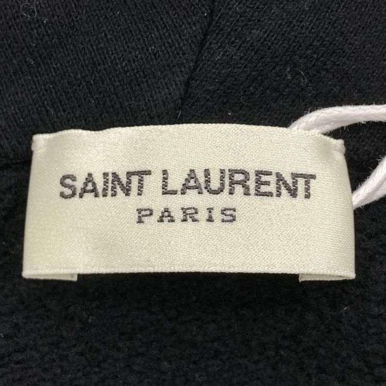 Saint Laurent Paris Saint Laurent Black Cotton Sweatshirt Size M Size M / US 6-8 / IT 42-44 - 3 Thumbnail