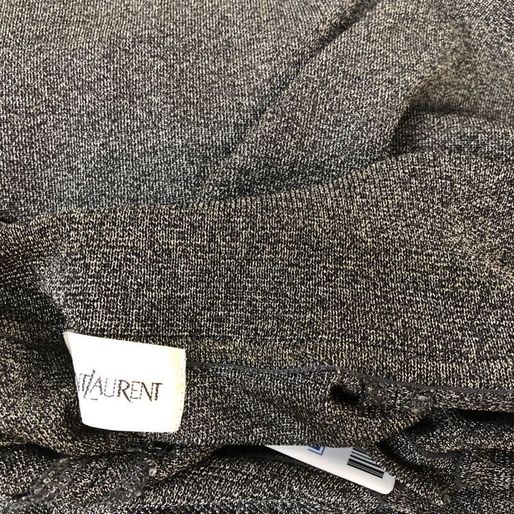 Yves Saint Laurent Yves Saint Laurent Gray Button Up Sleeveless Dress Size M Size M / US 6-8 / IT 42-44 - 10 Thumbnail