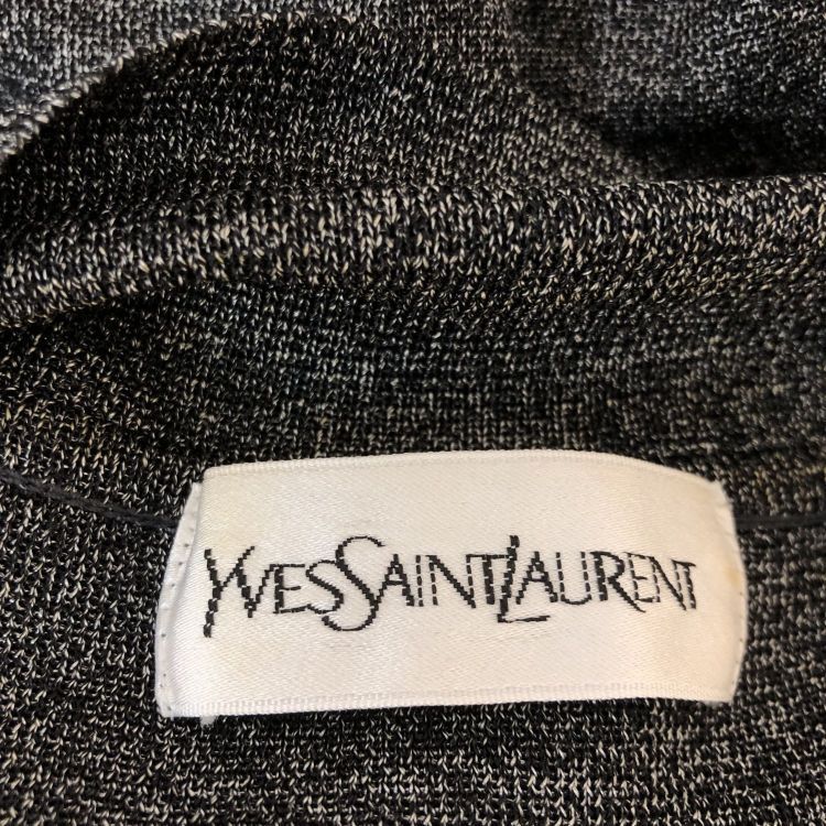 Yves Saint Laurent Yves Saint Laurent Gray Button Up Sleeveless Dress Size M Size M / US 6-8 / IT 42-44 - 3 Thumbnail