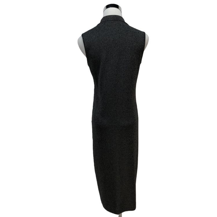 Yves Saint Laurent Yves Saint Laurent Gray Button Up Sleeveless Dress Size M Size M / US 6-8 / IT 42-44 - 2 Thumbnail