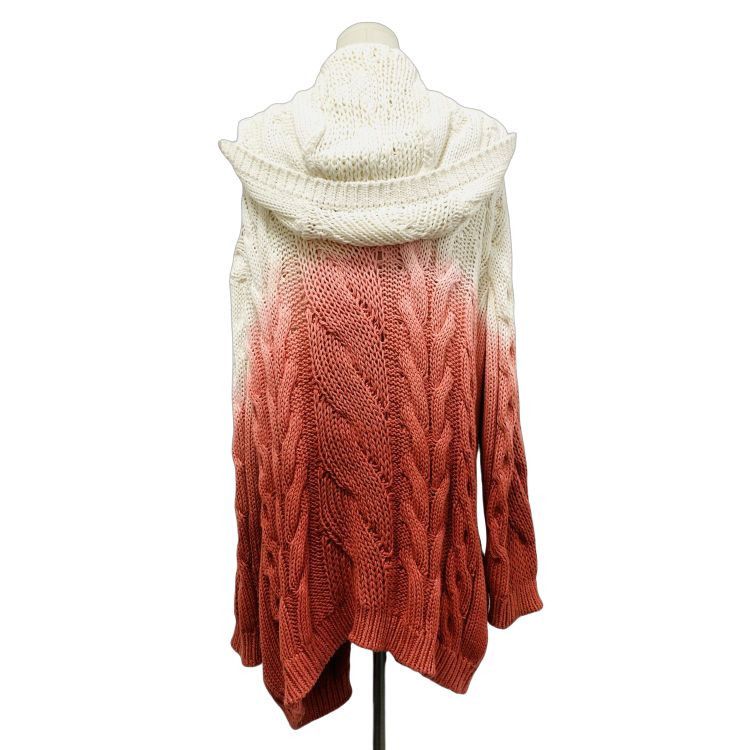 Saint Laurent Paris Saint Laurent Gradient Cable Knit Hoodie Size S Size US S / EU 44-46 / 1 - 2 Thumbnail
