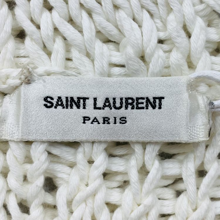 Saint Laurent Paris Saint Laurent Gradient Cable Knit Hoodie Size S Size US S / EU 44-46 / 1 - 3 Thumbnail