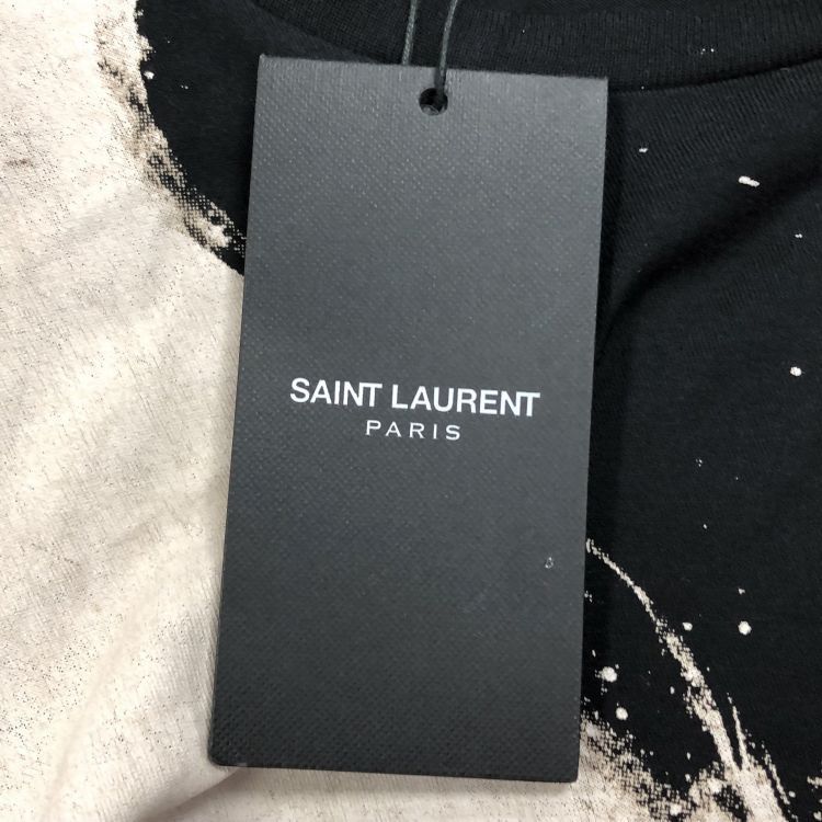 Saint Laurent Paris Saint Laurent Abstract Print T-Shirt Size M Size US M / EU 48-50 / 2 - 10 Thumbnail