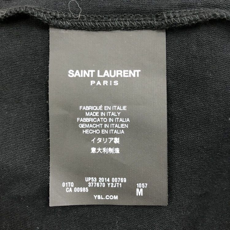 Saint Laurent Paris Saint Laurent Abstract Print T-Shirt Size M Size US M / EU 48-50 / 2 - 4 Thumbnail