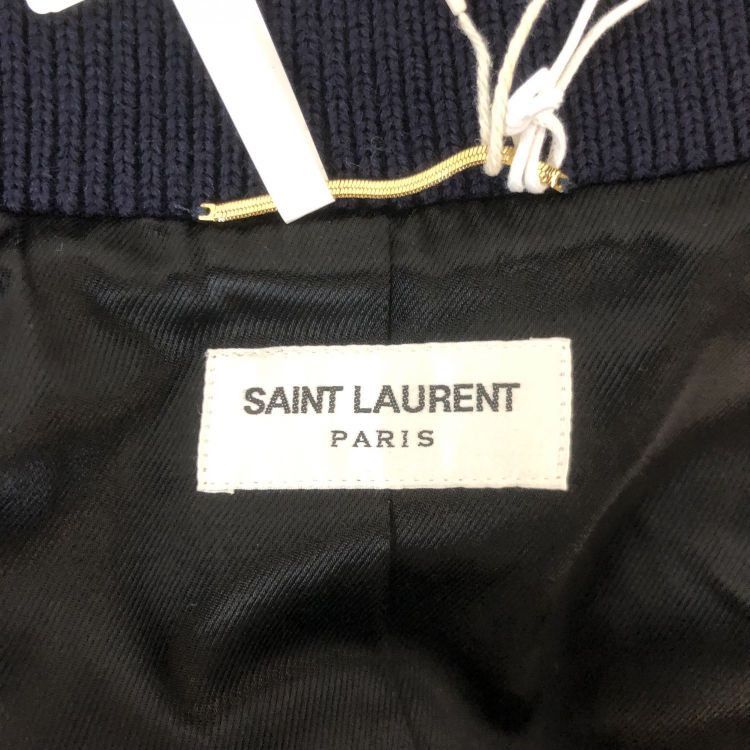 Saint Laurent Paris Saint Laurent Script Logo Varsity Jacket Size 34 Size XS / US 0-2 / IT 36-38 - 3 Thumbnail